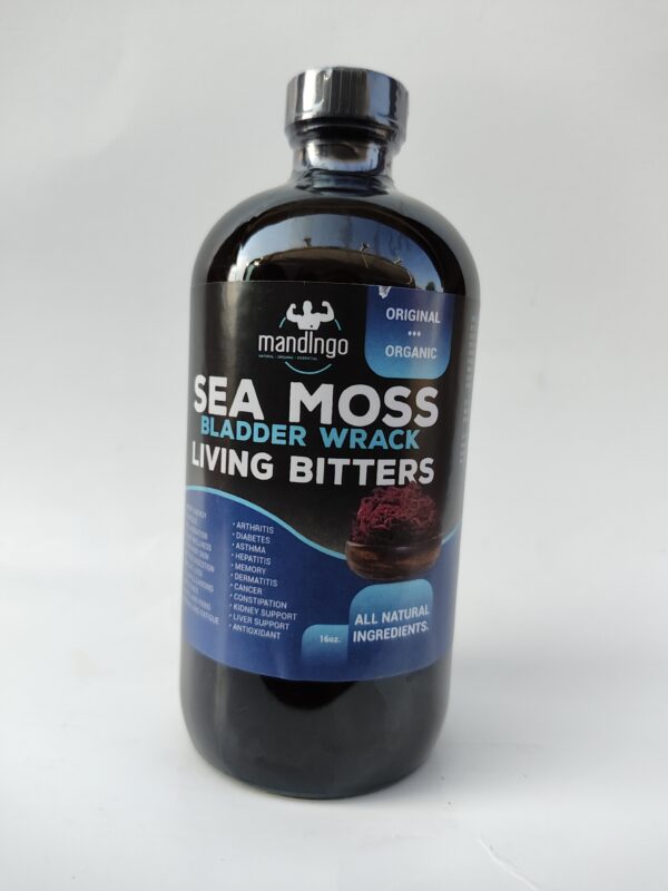 Mandingo Sea Moss Bladder Wrack Living Bitters 16oz