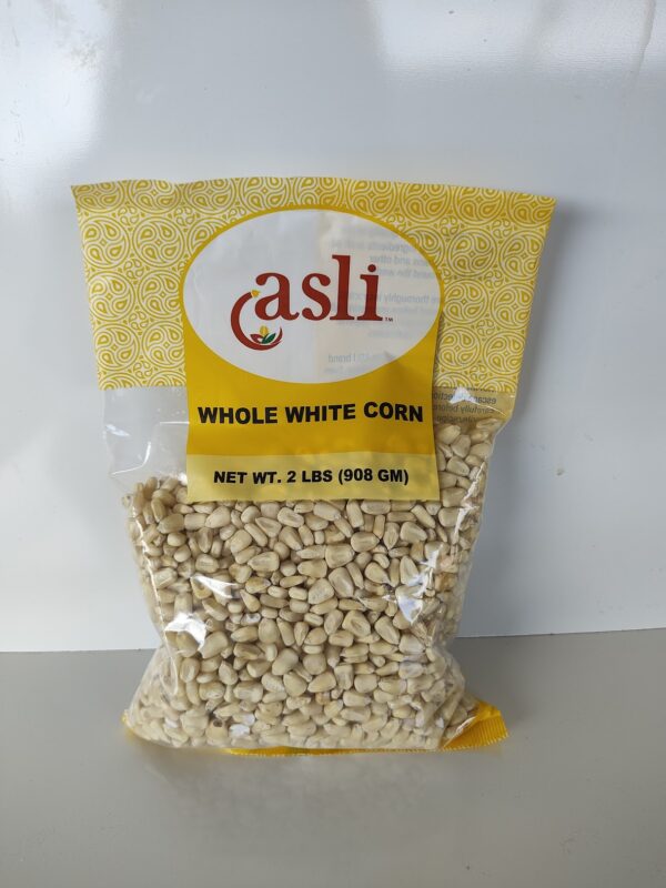 Asli food whole white corn 2lbs