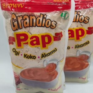 Grandios Dry Pap Fermented Corn Flour Brown 600g X2