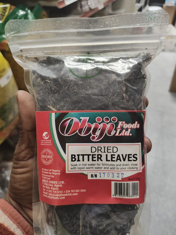 Obiji Foods Dried Bitter Leaves 110g