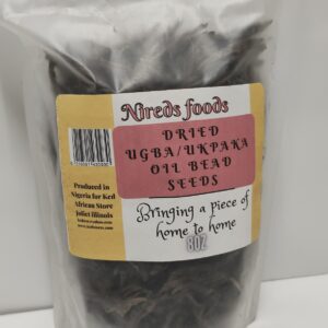 Nireds Dried Ugba Ukpaka Oil Bead Seeds 1lbs