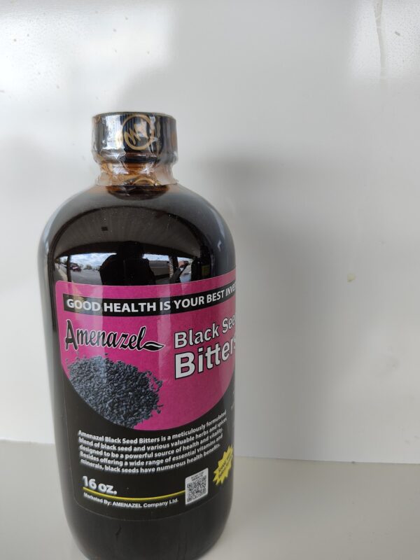 Amenaezel Black Seed Bitters 16oz - Image 3