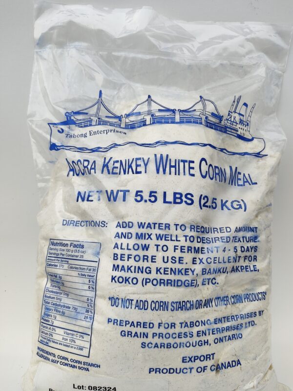 Accra Kenkey White Corn Meal 2.5Kg | 5.5LBS