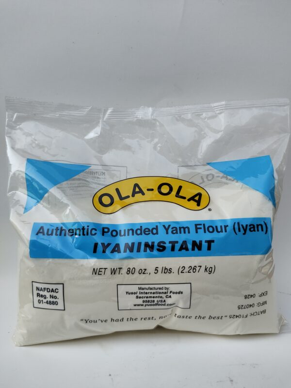 Ola Ola Pounded Yam Flour (IYAN) IYAN Instant 5LBS