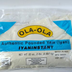 Ola Ola Pounded Yam Flour (IYAN) IYAN Instant 2LBS