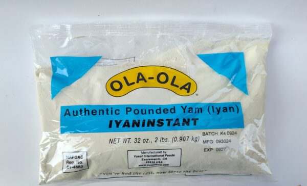 Ola Ola Pounded Yam Flour (IYAN) IYAN Instant 2LBS