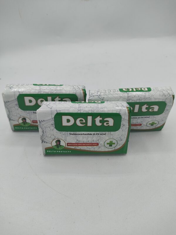 Delta Medicated Antiseptic Soap - 3 bars