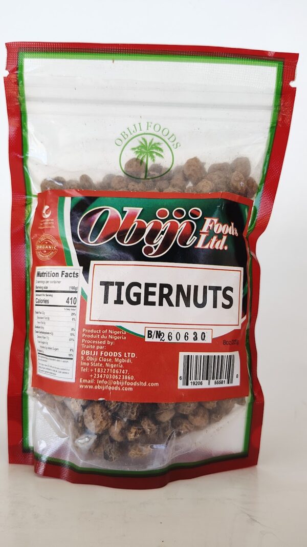 Obiji dry Nigerian tiger nuts 8oz/ 220g