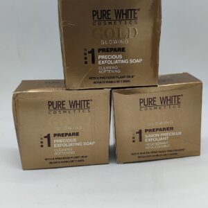 Pure White Gold Soap - 3 bars