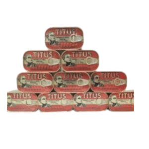 Titus Sardine in Vegetable Oil 10 Cans