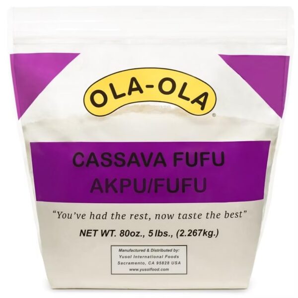 Ola Ola Cassava Fufu (Akpu/Fufu) 5LBS