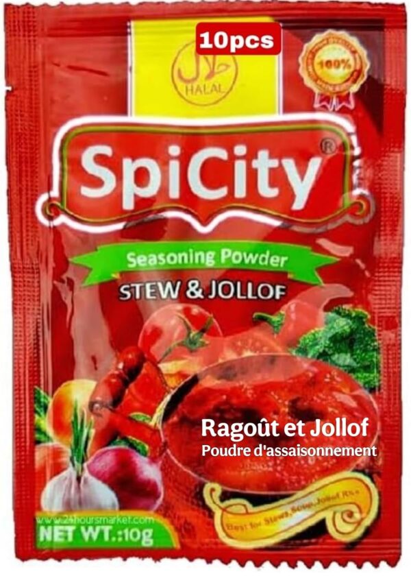 Spicity Seasoning Stew & Jollof 10g x10