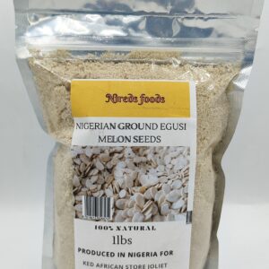 Nireds Foods Ground Egusi Melon Seeds 1lbs