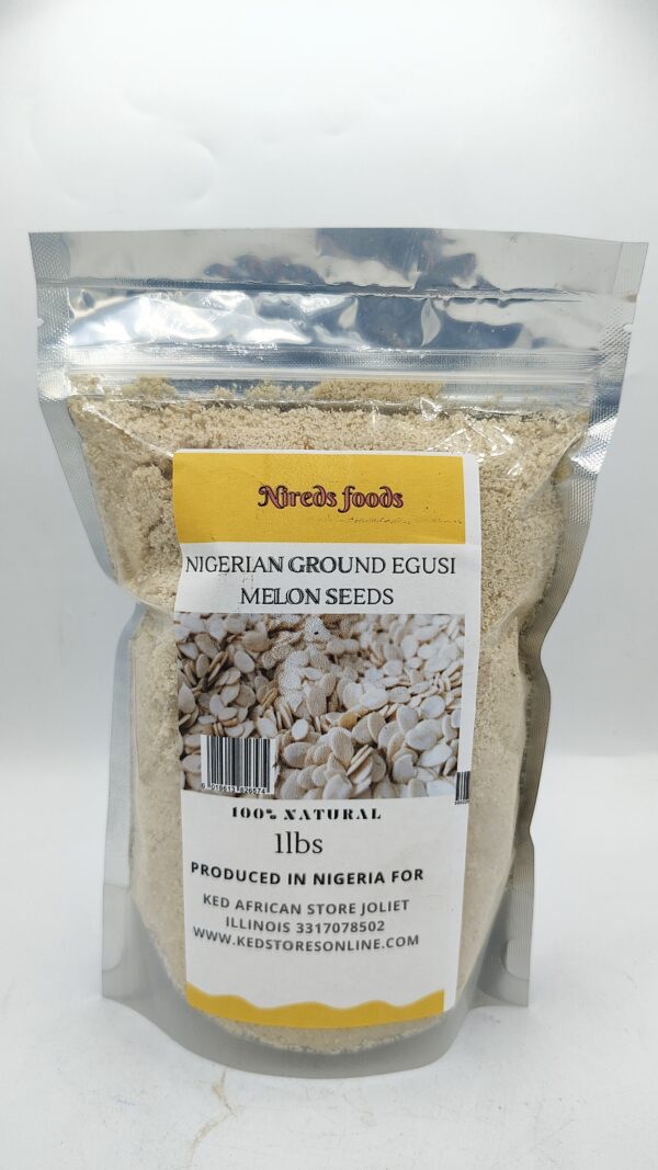 Nireds Foods Ground Egusi Melon Seeds 1lbs