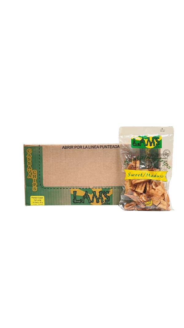 Lams Snacks Plantain Strips Full Box