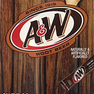 Lot of 6 Boxes A & W Root Beer Singles (6 Count per box)