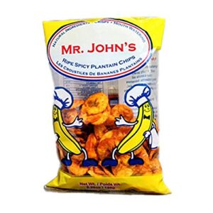 MR. JOHN'S Spicy Ripe Plantain Chips, 135gm (Pack of 25)