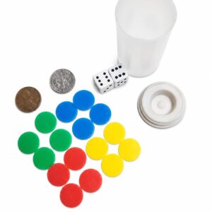Ludo Seeds and Playing Dices.