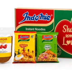 nigeria noodles 20 chicken, 20 onions and nireds foods red afican pepper 2ouces